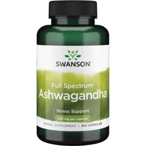 SWANSON Ashwagandha 450mg 100caps - Nuvalia