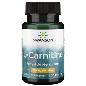 SWANSON L-karnityna 500mg 30 tabl - Nuvalia