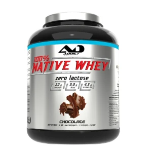 100% „Native Whey“ be laktozės