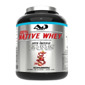 100% „Native Whey“ be laktozės