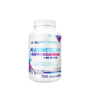ALLNUTRITION Magnesium + Ashwagandha + Vitamin B6 (P-5-P) (100 Capsules) - Viking Supplements