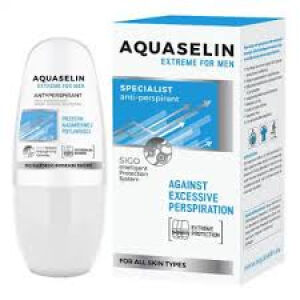 „AQUASELIN Extreme Men Specialist“ antiperspirantas su rutuliuku (50 ml / 1,76 fl.oz.) – „Viking Supplements“