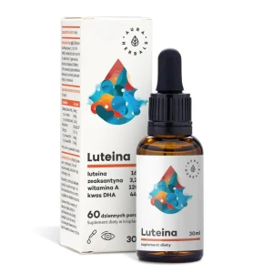 AURA HERBALS Luteinas + vitaminas A + DHA + zeaksantinas (30 ml / 1 fl. oz.) – Viking Supplements