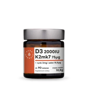 AURA HERBALS Vitaminas D3 + K2 + cinkas + selenas (90 tablečių) – Viking Supplements
