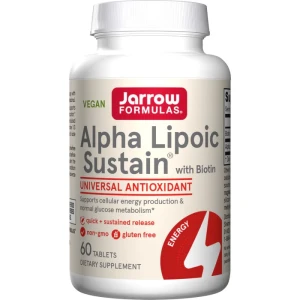 „Alpha Lipoic Sustain“ su biotinu – 120 tablečių – Viking Supplements