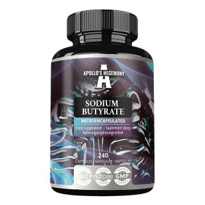 „Apollo's Hegemony“ – mikroenkapsuliuotas natrio butiratas – 240 vcaps – „Viking Supplements“