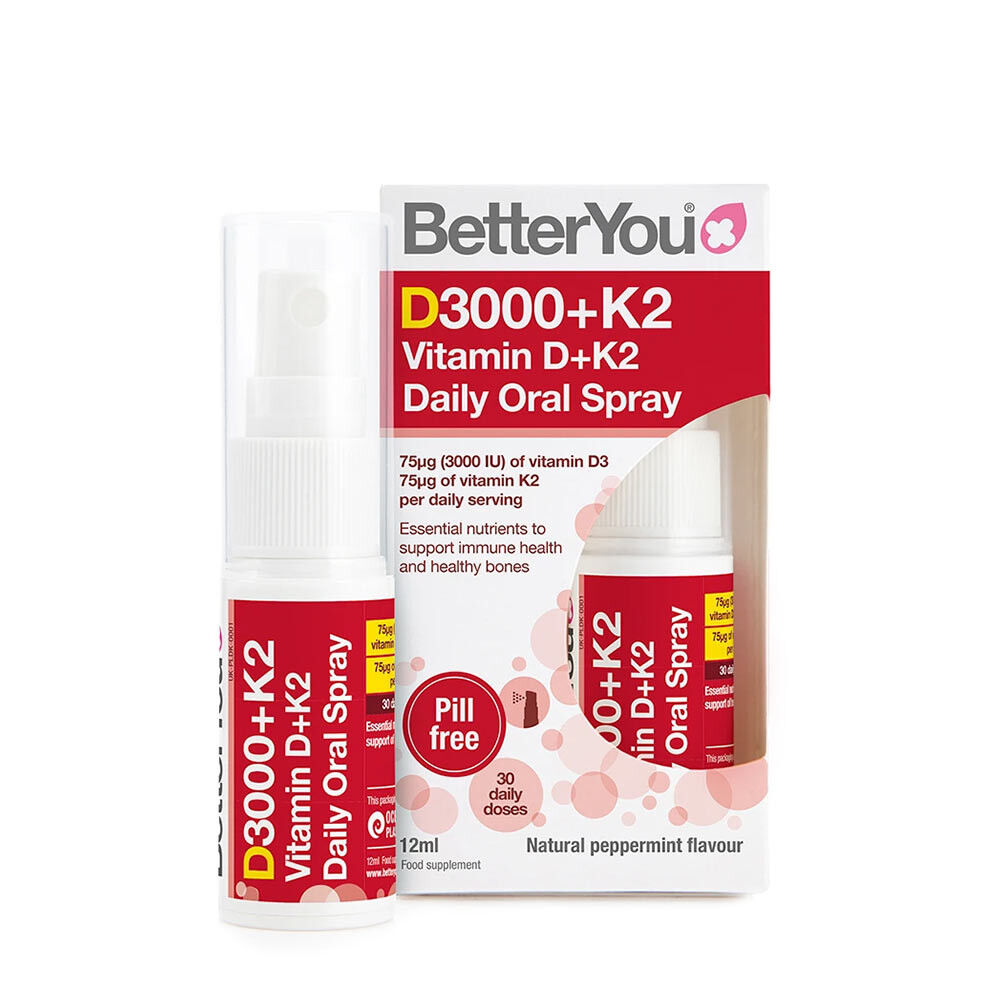 DLux+ Vitaminas D+K2 kasdienis burnos purškiklis – 12 ml. – Viking Supplements