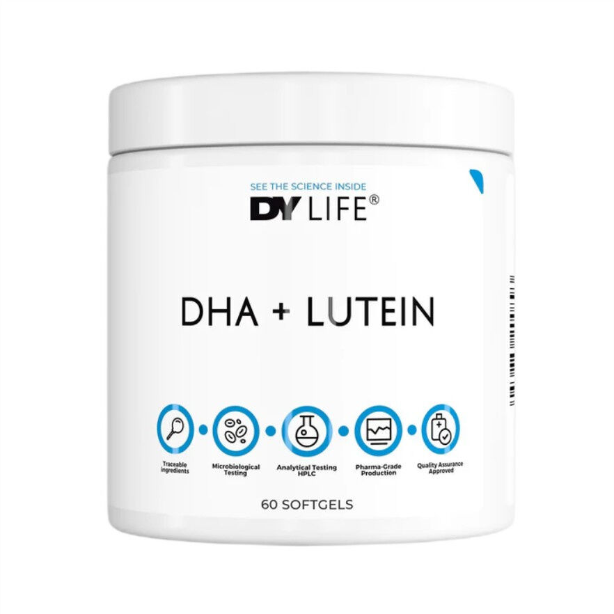 Dorian Yates – „DY LIFE“ DHA + liuteinas – 60 minkštųjų kapsulių – „Viking Supplements“