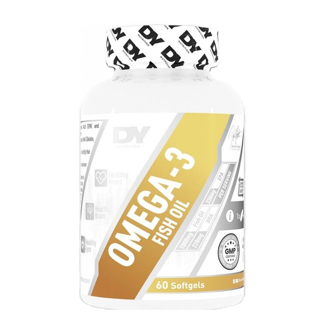 Dorian Yates – „Omega 3“ žuvų taukai – 60 minkštųjų kapsulių (EAN 5060763899889) – Viking Supplements