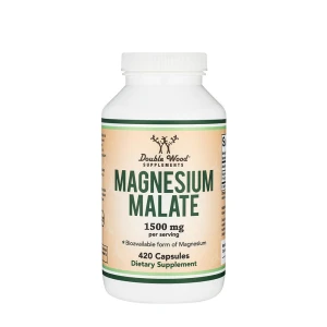 „Double Wood“ maisto papildai su magnio malatu (420 kapsulių) – „Viking Supplements“