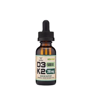 „Double Wood“ maisto papildai su vitaminu D3 ir K2, skysti (30 ml) – Viking Supplements