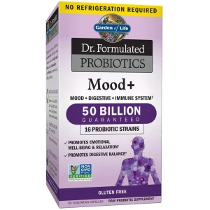„Dr. Formulated Probiotics Mood+“ – 60 kapsulių – Viking Supplements