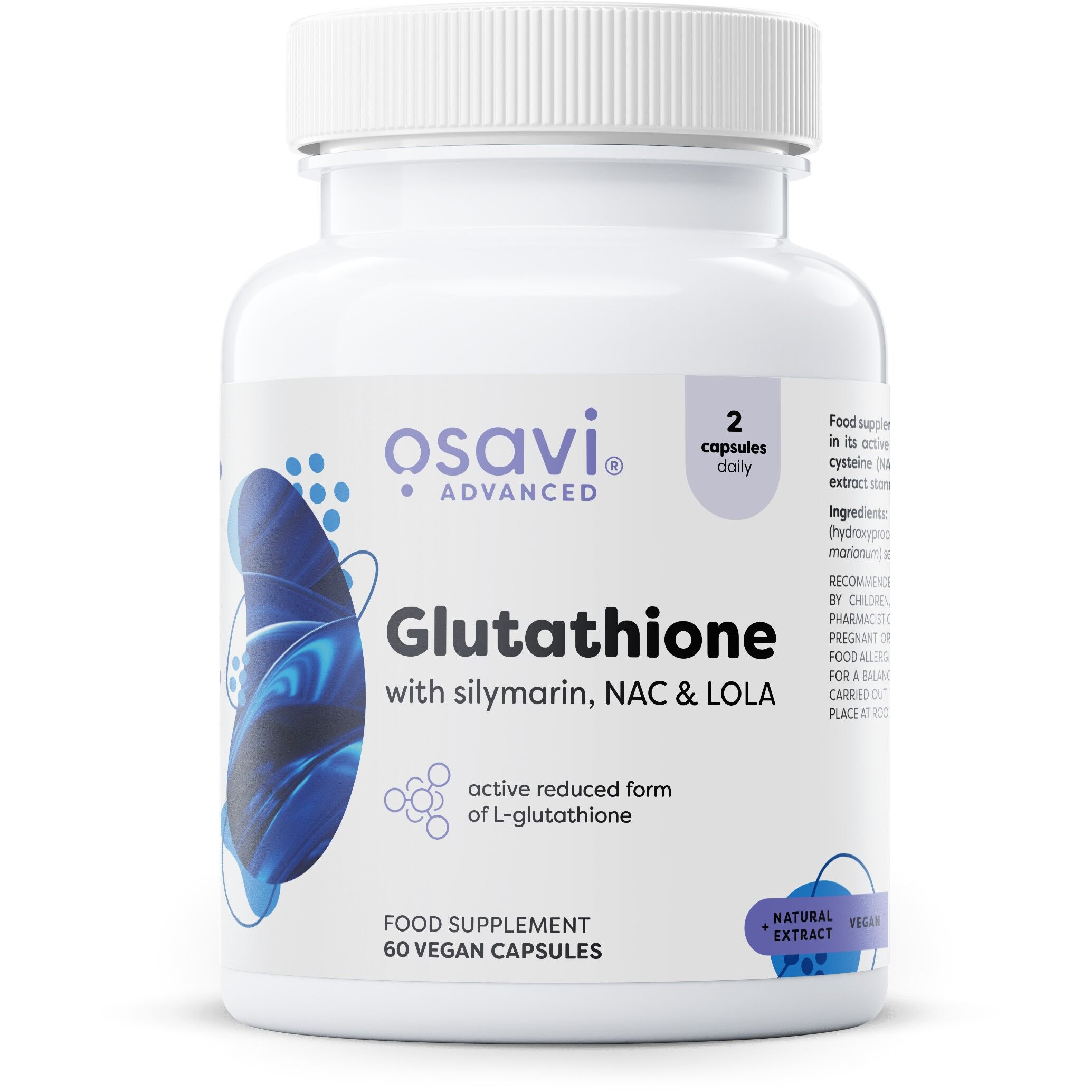 Glutationas su silimarinu