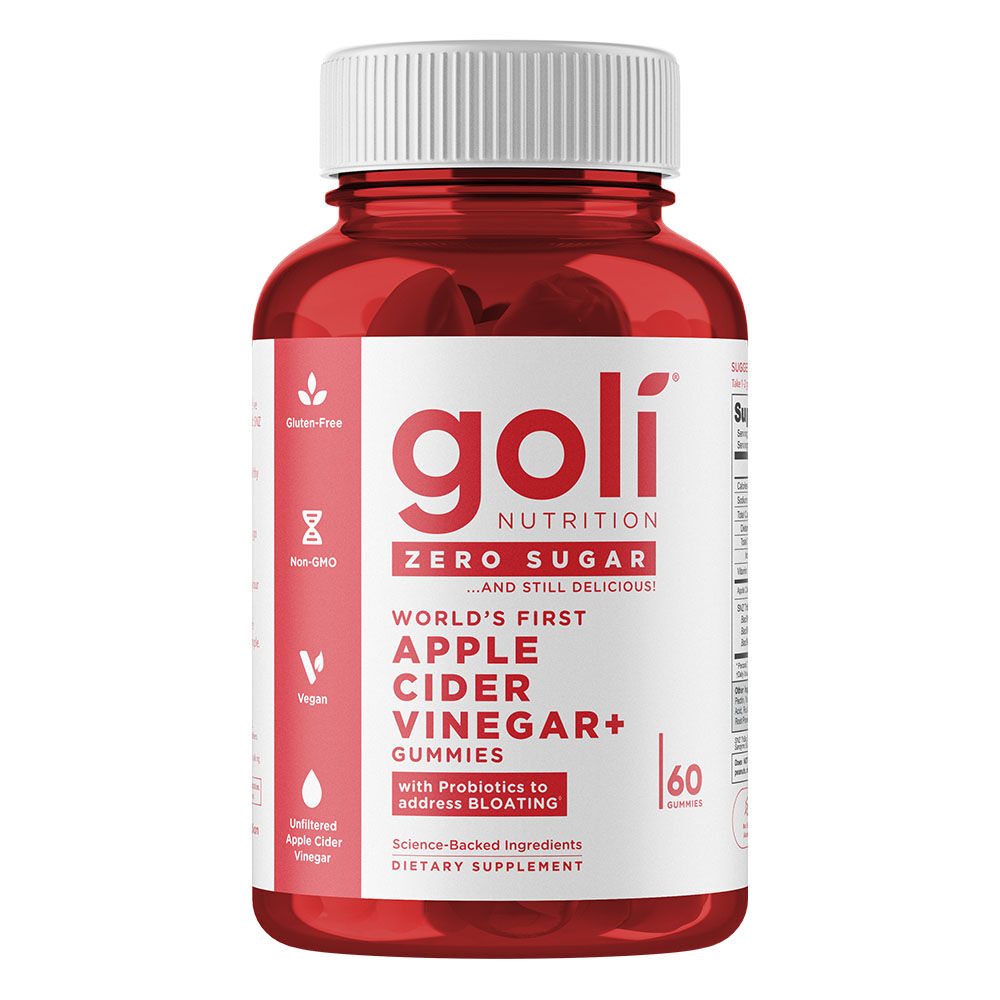 „Goli Nutrition“ obuolių sidro actas be cukraus, 60 guminukų – Viking Supplements
