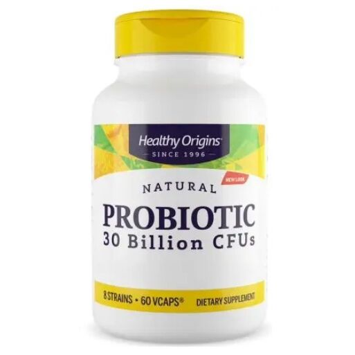 HEALTHY ORIGINS Probiotikas, 30 mlrd. CFU (60 kapsulių) – Viking Supplements
