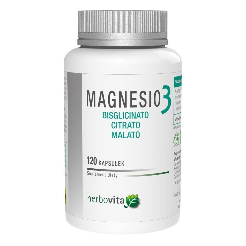 HERBOVITA „Magnesio3“ (120 kaps.) – Viking Supplements