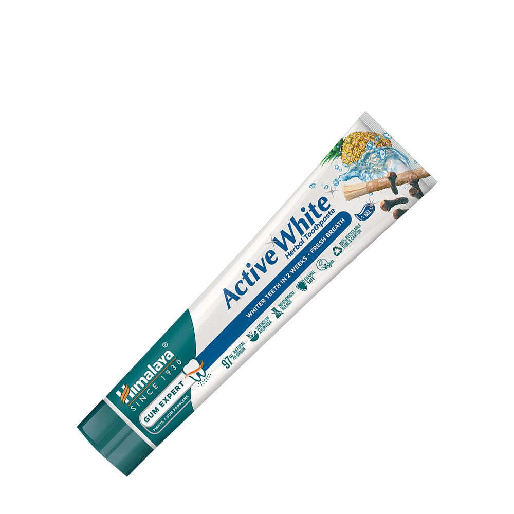 „HIMALAYA“ „Active White“ žolelių dantų pasta – „Fresh Gel“ (75 ml / 2