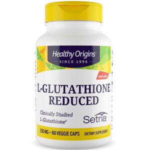 „Healthy Origins“ L-glutationas 250 mg, 60 kapsulių – „Viking Supplements“