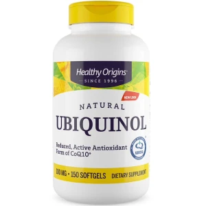 „Healthy Origins“ natūralus ubikinolis, 100 mg, 150 minkštųjų kapsulių – Viking Supplements