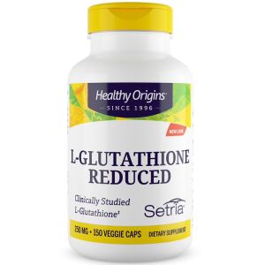 „Healthy Origins“ „Setria“ redukuotas L-glutationas, 250 mg, 150 kapsulių – „Viking Supplements“