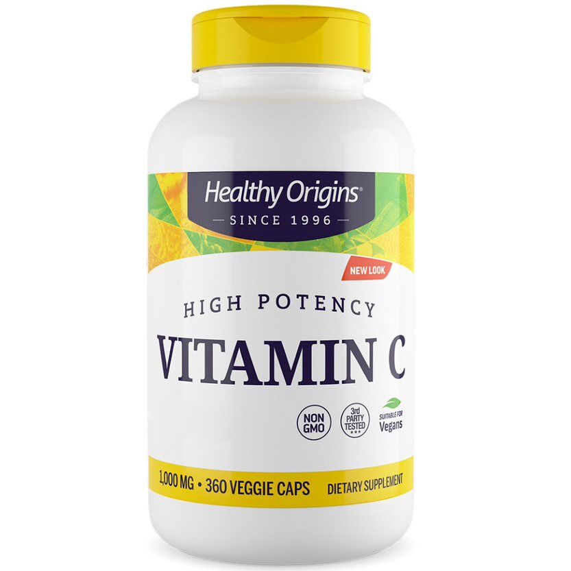 „Healthy Origins“ vitaminas C, 1 000 mg, 360 kapsulių – Viking Supplements