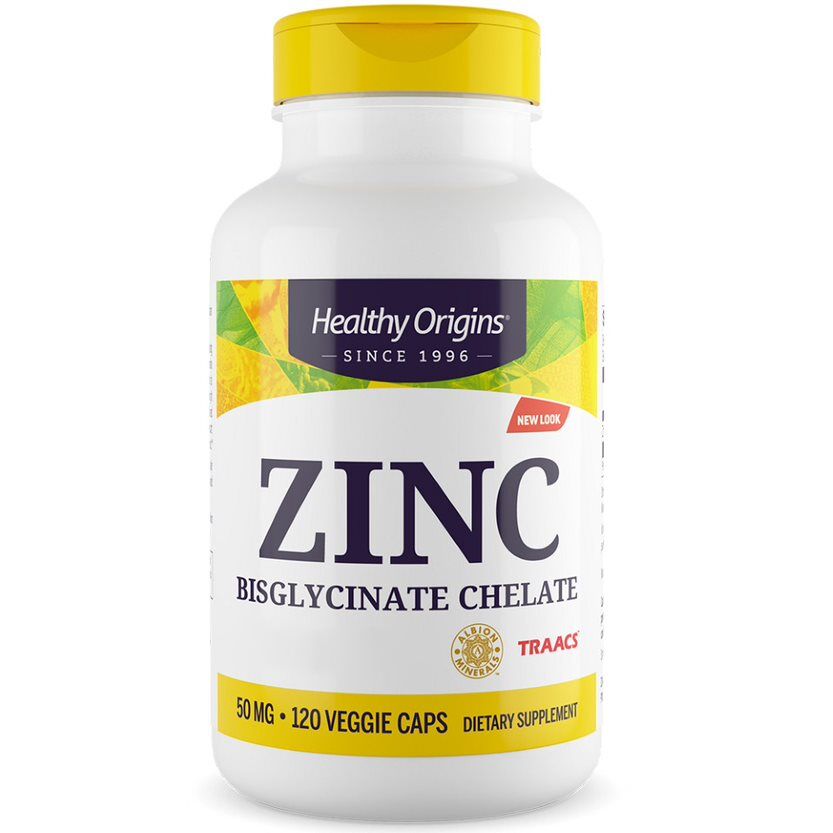 „Healthy Origins“ „Zinc Depot“ 50 mg, 120 vegetariškų kapsulių – Viking Supplements