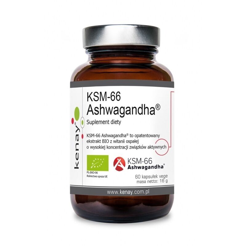 KENAY Ashwagandha KSM-66 (60 kapsulių) – Viking Supplements