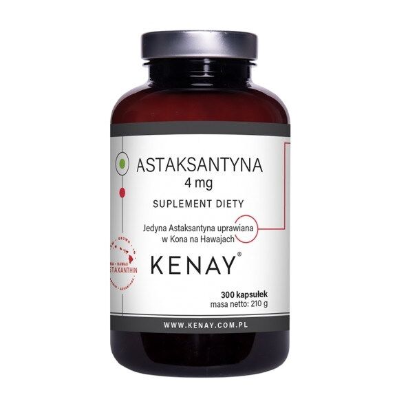 KENAY Astaksantinas 4 mg (300 kapsulių) – Viking Supplements