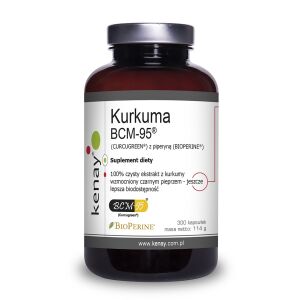 KENAY Kurkuminas BCM-95 su piperinu (300 kapsulių) – „Viking Supplements“
