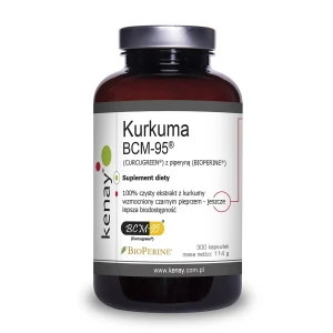 KENAY Kurkuminas BCM-95 su piperinu (300 kapsulių) – „Viking Supplements“