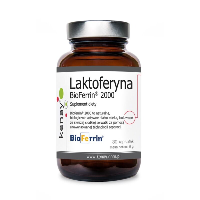 KENAY Lactoferrin BioFerrin 2000 (30 kapsulių) – „Viking Supplements“