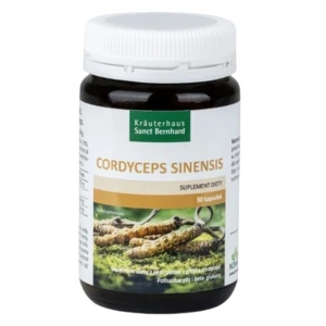 KRAUTERHAUS SANCT BERNHARD Kordicepsų grybų ekstraktas – Cordyceps sinensis (90 kapsulių) – Viking Supplements