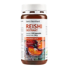 KRAUTERHAUS SANCT BERNHARD Reishi ekstrakto kapsulės (120 kaps.) – Viking Supplements