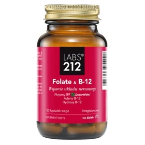 LABS212 Folatas ir B-12 (120 kapsulių) – Viking Supplements
