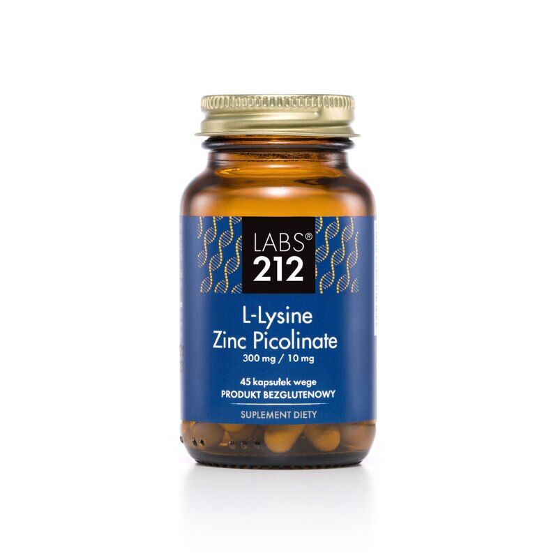 LABS212 L-Lysine Zinc Picolinate (45 caps) - Viking Supplements