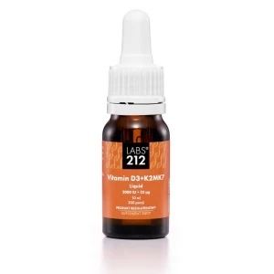 LABS212 Vitaminas D3 + K2MK7 skystis (10 ml / 0