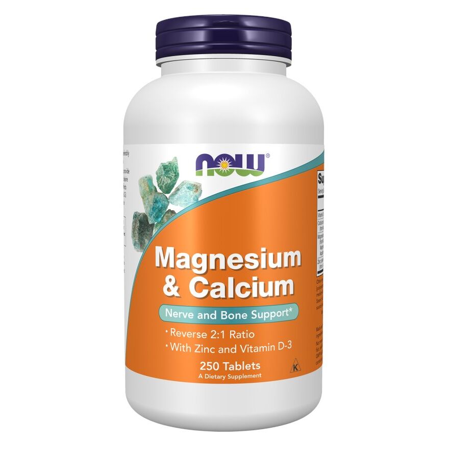 Magnis ir kalcis su cinku bei vitaminu D3 – 250 tablečių – Viking Supplements