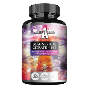 Magnio citratas + P5P – 200 kapsulių – Viking Supplements