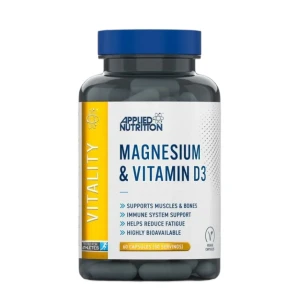 Magnis ir vitaminas D3 – 60 kapsulių – Viking Supplements