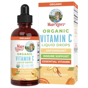 „Mary Ruth’s“ vitamino C lašai, apelsinų ir vanilės skonio, 120 ml – Viking Supplements
