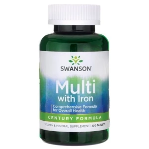 Multivitaminai su geležimi – „Century Formula“ – 130 tablečių – Viking Supplements