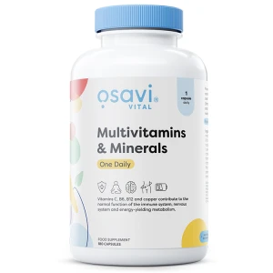 Multivitaminai ir mineralai „One Daily“ – 180 kapsulių – Viking Supplements