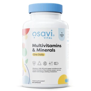 Multivitaminai ir mineralai „One Daily“ – 60 kapsulių – Viking Supplements