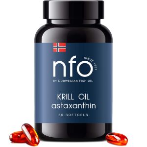 NFO krilio aliejus su astaksantinu (60 kapsulių) – Viking Supplements