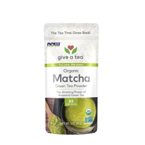 „NOW“ ekologiški „Matcha“ žaliosios arbatos milteliai (3 oz.) – Viking Supplements