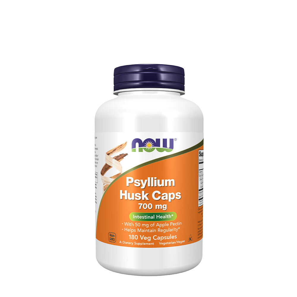 NOW Psyllium Husk 750 mg (180 Capsules) - Viking Supplements