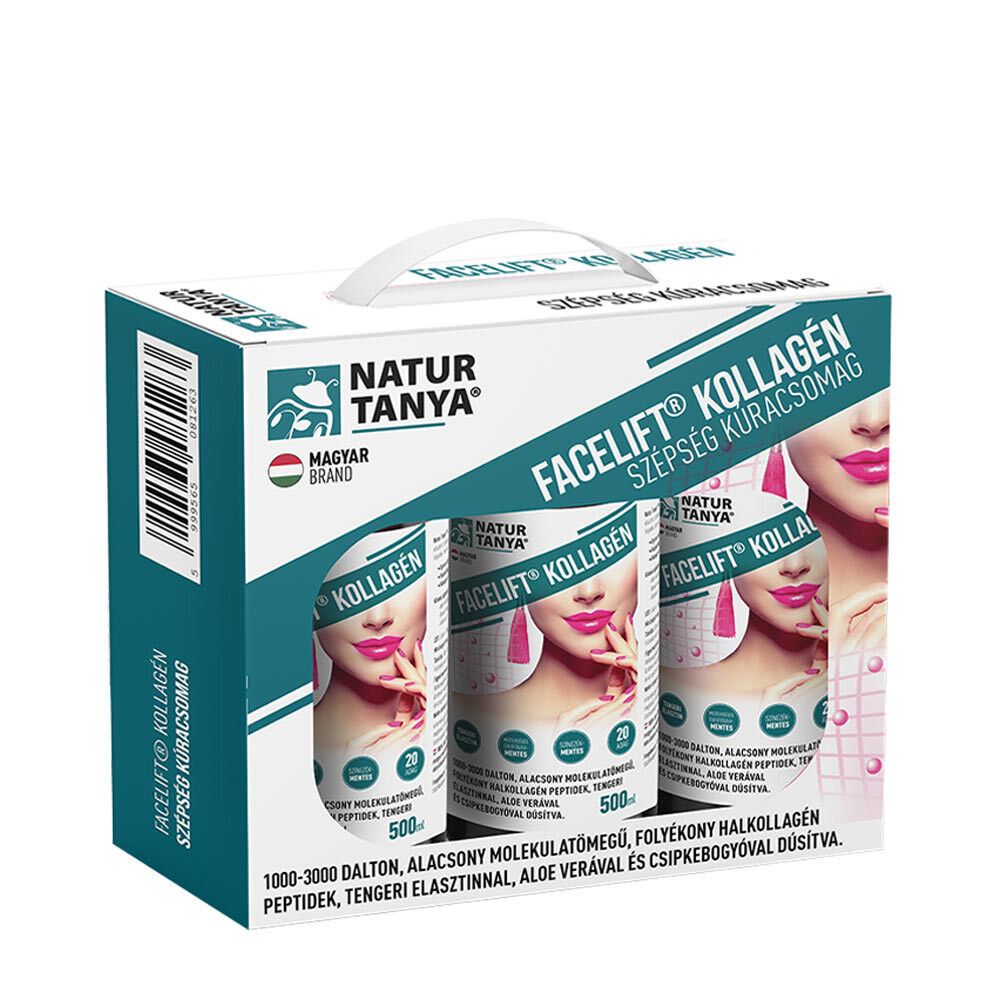 „Natur Tanya Facelift Collagen“ – 60 dienų grožio procedūrų rinkinys (3 x 500 ml) – Viking Supplements