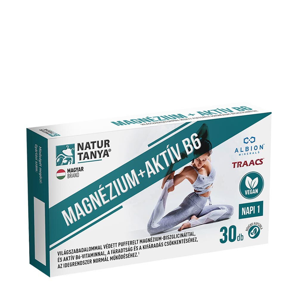 „Natur Tanya“ „Vegan Magnesium Active B6“ (30 kapsulių) – Viking Supplements
