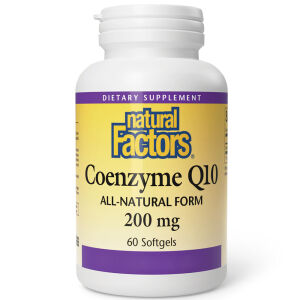 „Natural Factors“ koenzimas Q10, 200 mg, 30 minkštųjų kapsulių – Viking Supplements