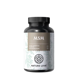 Nature Love MSM with Vitamin C (180 Tablets) - Viking Supplements